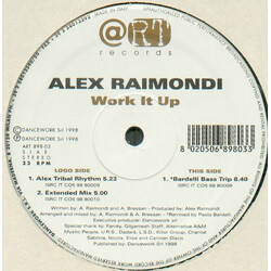 Alex Raimondi Work It Up USED VINYL 12INCH 33 S RPM
