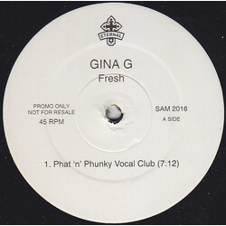 Gina G Fresh USED VINYL 12INCH PROMO