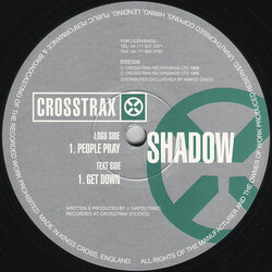 Shadow People Pray / Get Down USED VINYL 12INCH 45 RPM