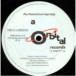 Two 2 A Groove Window Of Life USED VINYL 12INCH PROMO