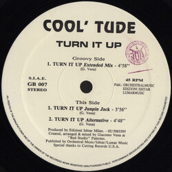 Cool Tude Turn It Up USED VINYL 12INCH 45 RPM