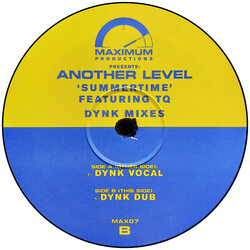 Another Level / TQ Summertime (DYNK Mixes) USED VINYL 12INCH 33 S RPM SINGLE