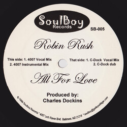 Robin Rush All For Love USED VINYL 12INCH