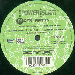 Power Slam Black Betty USED VINYL 12INCH 45 RPM