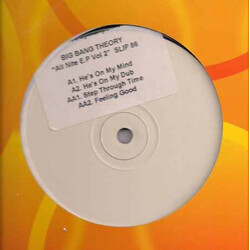 Big Bang Theory All Nite E.P Vol 2 USED VINYL 12INCH EP PROMO WHITE LABEL