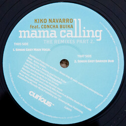 Kiko Navarro / Concha Buika Mama Calling (The Remixes Part 2) USED VINYL 12INCH