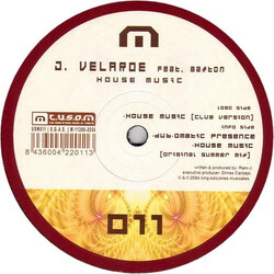 J. Velarde House Music USED VINYL 12INCH 33 S RPM 45 RPM