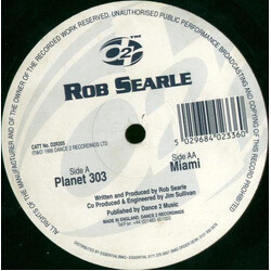 Rob Searle Planet 303 / Miami USED VINYL 12INCH 45 RPM