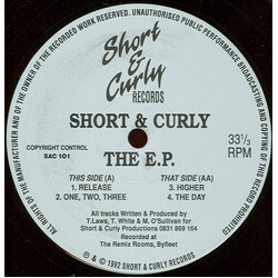 Short & Curly The E.P. USED VINYL 12INCH EP 33 S RPM