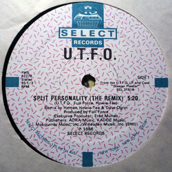 UTFO Split Personality USED VINYL 12INCH 33 S RPM