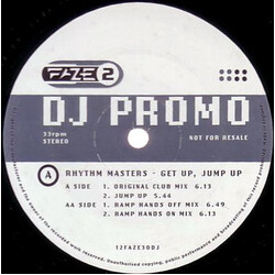 Rhythm Masters Get Up, Jump Up USED VINYL 12INCH PROMO 33 S RPM