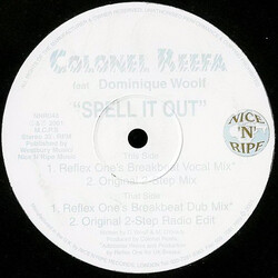 Colonel Reefa / Dominique Woolf Spell It Out USED VINYL 12INCH 33 S RPM STEREO