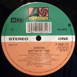 Ooscha Matter Of Time USED VINYL 12INCH 45 RPM