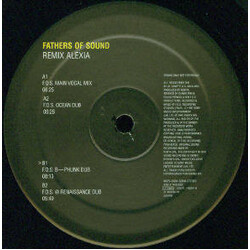 Fathers Of Sound Remix Alexia USED VINYL 12INCH 33 S RPM PROMO