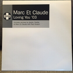 Marc Et Claude Loving You '03 USED VINYL 12INCH 33 S RPM 45 RPM PROMO