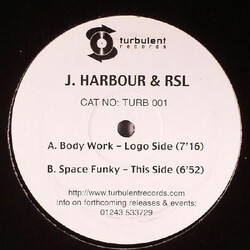 J Harbour & RSL Body Work / Space Funky USED VINYL 12INCH