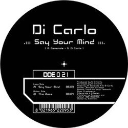 Stefano Di Carlo Say Your Mind / The Race USED VINYL 12INCH