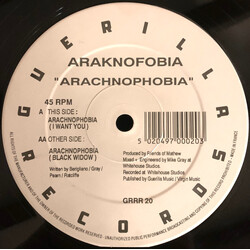 Araknofobia Arachnophobia USED VINYL 12INCH 45 RPM