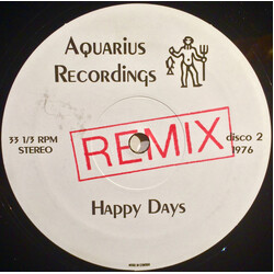 Paul Jacobs Happy Days (Remix) USED VINYL 12INCH 33 S RPM
