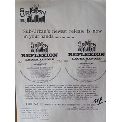Reflexion (2) Never Stop USED VINYL 12INCH 45 RPM TEST PRESSING