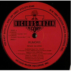 Renee Silvers Rumors USED VINYL 12INCH