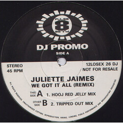 Juliette Jaimes We Got It All (Remix) USED VINYL 12INCH 45 RPM PROMO