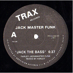 Farley "Jackmaster" Funk Jack The Bass / Love Can't Turn Around USED VINYL 12INCH