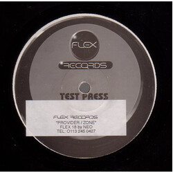 Neo Provider / Zone USED VINYL 12INCH 45 RPM TEST PRESSING