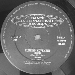 Hunting Movement Escape USED VINYL 12INCH 45 RPM