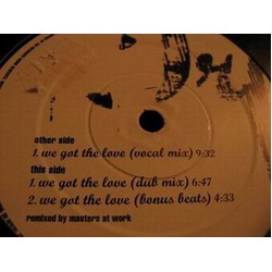 Tri We Got The Love USED VINYL 12INCH PROMO