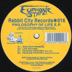 Euphonic State Philosophy Of Life E.P. USED VINYL 12INCH EP 33 S RPM