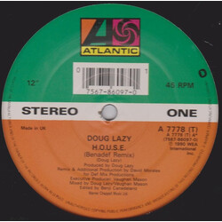 Doug Lazy H.O.U.S.E. USED VINYL 12INCH 45 RPM