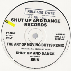 Shut Up & Dance / Erin Lordan The Art Of Moving Butts Remix USED VINYL 12INCH 45 RPM PROMO
