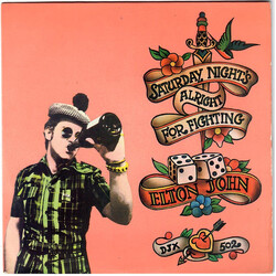 Elton John Saturday Night's Alright For Fighting USED VINYL 7INCH SINGLE 45 RPM