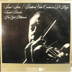 Ludwig van Beethoven / Isaac Stern / Leonard Bernstein / New York Philharmonic Violin Concerto In D Major Vinyl LP USED