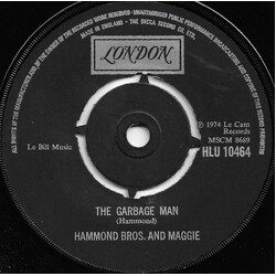 Hammond Bros. And Maggie The Garbage Man / Soul Over Easy USED VINYL 7INCH SINGLE REISSUE