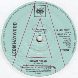Leon Haywood Dream Dream Vinyl 7" USED