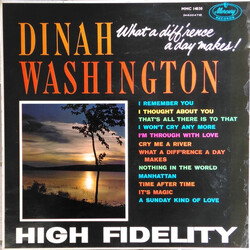 Dinah Washington What A Diff'rence A Day Makes! Vinyl LP USED