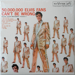 Elvis Presley 50,000,000 Elvis Fans Can't Be Wrong (Elvis' Gold Records, Vol. 2) Vinyl LP USED