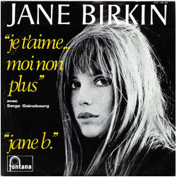Jane Birkin Je T'aime... Moi Non Plus / Jane B. VINYL 7" USED