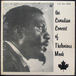 The Thelonious Monk Quartet The Canadian Concert  Of Thelonious Monk Vinyl LP USED