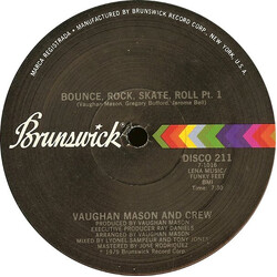 Vaughan Mason & Crew Bounce, Rock, Skate, Roll USED VINYL 12INCH 33 S RPM