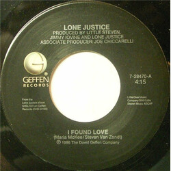 Lone Justice I Found Love USED VINYL 7INCH 45 RPM