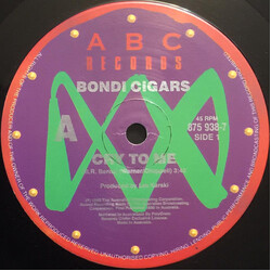 Bondi Cigars Cry To Me USED VINYL 7INCH 45 RPM SINGLE