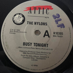 The Nylons Busy Tonight USED VINYL 7INCH 45 RPM SINGLE