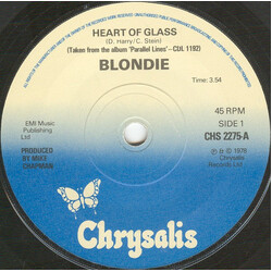 Blondie Heart Of Glass USED VINYL 7INCH 45 RPM SINGLE