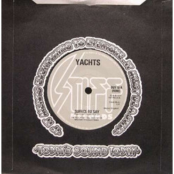 Yachts Suffice To Say USED VINYL 7INCH 45 RPM SINGLE REISSUE
