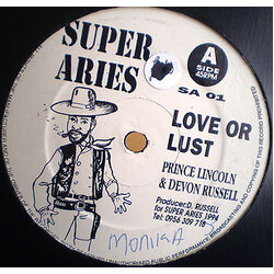 Prince Lincoln Thompson / Devon Russell Love Or Lust USED VINYL 12INCH 45 RPM SINGLE
