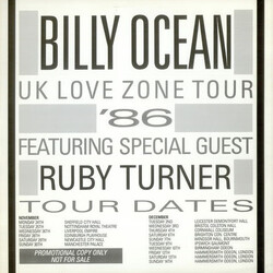 Billy Ocean / Ruby Turner UK Love Zone Tour '86 USED VINYL 12INCH 45 RPM PROMO