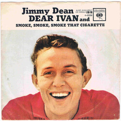 Jimmy Dean Dear Ivan USED VINYL 7INCH 45 RPM SINGLE STYRENE